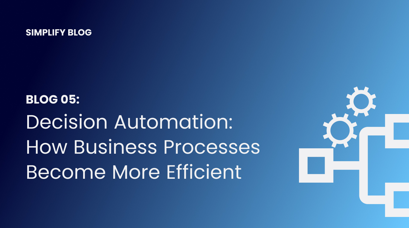 Cover illustration for a blog about decision-making automation and business process improvement